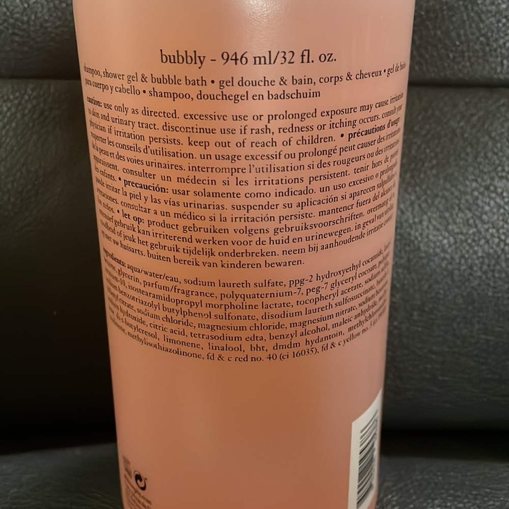 NEW Philosophy Bubbly 32 oz sealed shampoo, shower gel & bubble bath - Picture 3 of 3